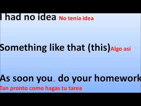 + 50 FRASES COMUNES EN INGLÉS