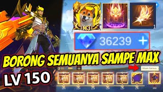 BORONG M3 PASS SAMPE LEVEL 150 MAX !! HABIS 100.000 DIAMONDS JUGA TETAP GUE BELI SKIN INI