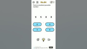 LEVEL 94 FORM A SMALLEST POSSIBLE NUMBER