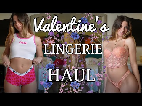 VALENTINE'S LINGERIE TRY ON HAUL | FASHION NOVA