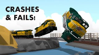 Rolling Line: TRAIN CRASHES & FAILS 1.