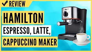 Hamilton Beach Espresso Machine, Latte 