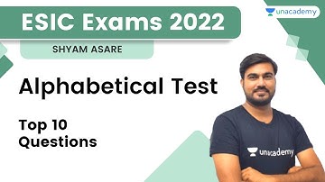 Top 10 Questions - Alphabetical Test | Shyam Asare Yadav | Bank Pro