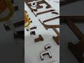 WhatsApp: +1 (771) 474-8328📧 Email: amy@sunsignad.com#AntiqueLetters #BrushedStainlessSteel #Brass