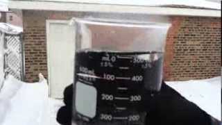 Boiling Water Vaporizes In Cold