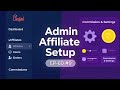 Laravel Affiliate System EP-60 #9 🔥 Admin Affiliate Menus + Commission & Settings Panel