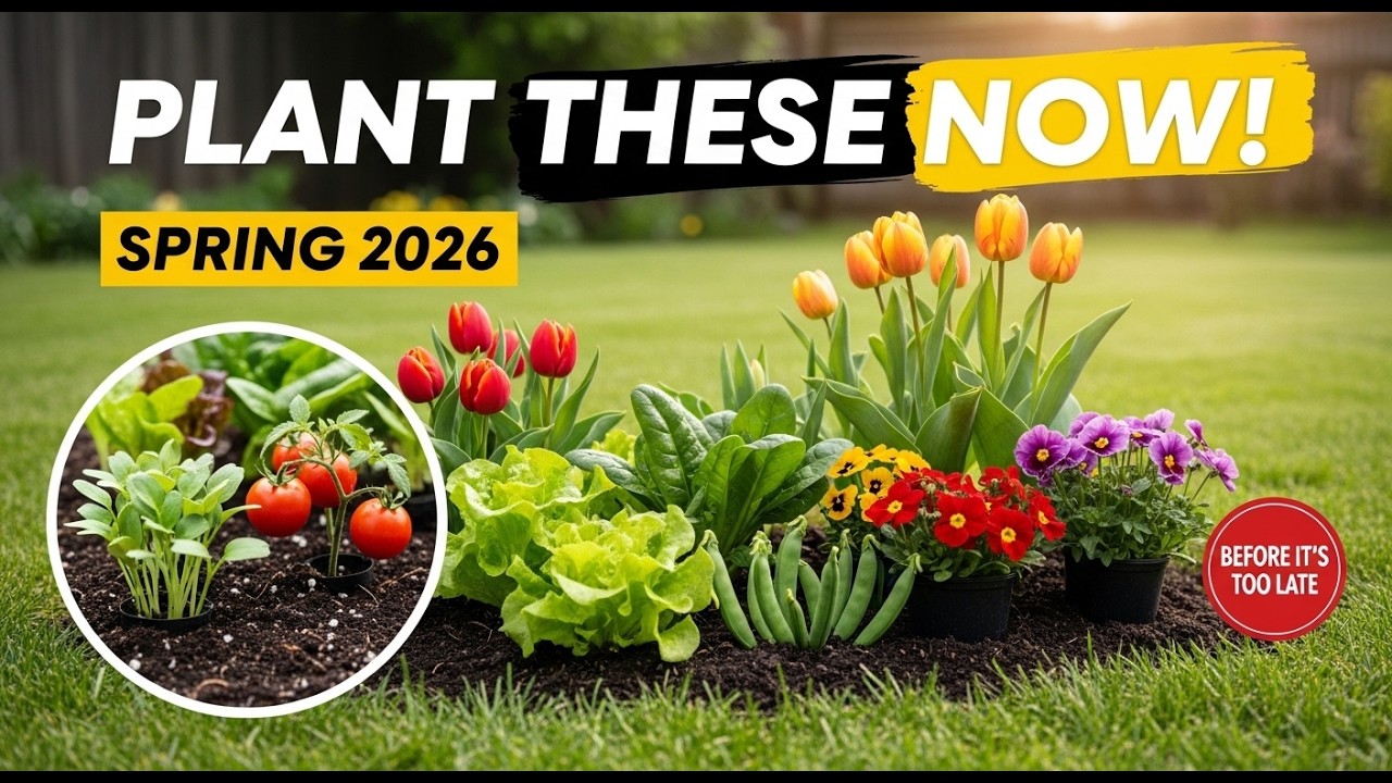 Spring 2026 Gardening Guide — Plant These Before It’s Too Late!