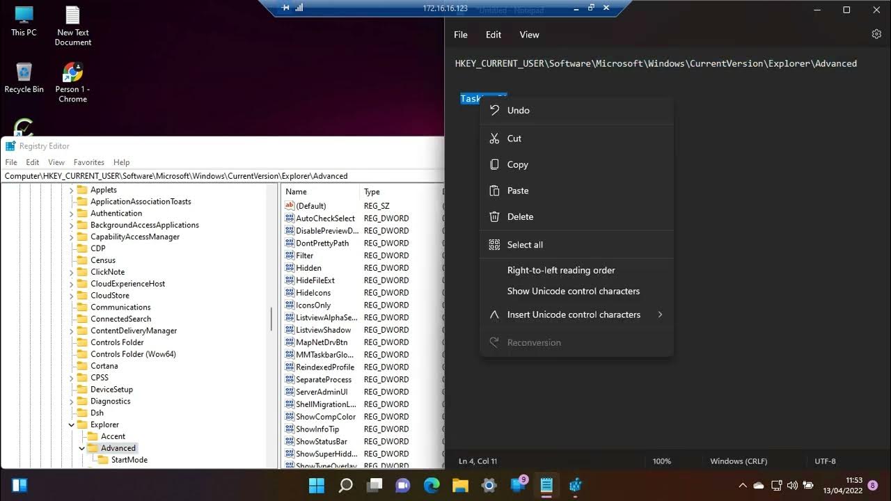 How To Make Your Taskbar Larger Or Smaller On Windows 11 Youtube