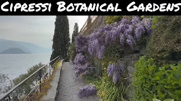 Gardens of Lake Como, Italy: 2023 Walking Tour 4K | Villa Cipressi, Varenna