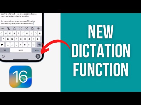 The NEW Dictation function is GREAT! Update from iPhone iOS 16