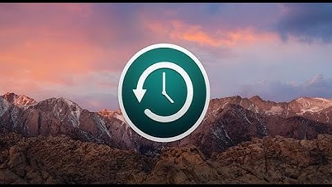 How to use Time Machine on MacOS Part 2