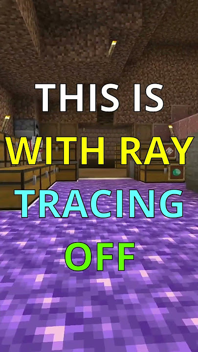 RAY TRACING ON VS OFF! | Minecraft Survival Mode!