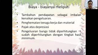 Matakuliah Manajemen Keuangan (Arus Kas Proyek-Part1)