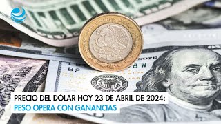 Precio del dólar hoy 23 de abril de 2024 Peso opera con ganancias