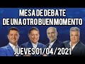 Mesa de debate en De Una Otro Buen Momento ⚽ Jueves 01/04/2021