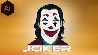 How To Make Joker Vector Art In Adobe Illustrator Tutorial[App Editor Tutorial] screenshot 4