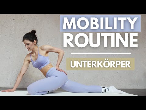 Mach diese 6 MIN MOBILITY ROUTINE vor deinem Unterkörper Workout // Mobility Warm Up | Tina Halder