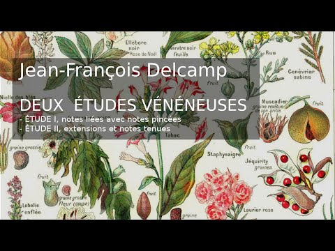 Delcamp, J  F - Deux études vénéneuses - opus 18
