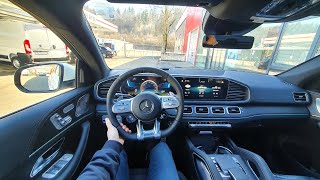 New Mercedes GLE 53 AMG Coupe 2022 Test Drive POV