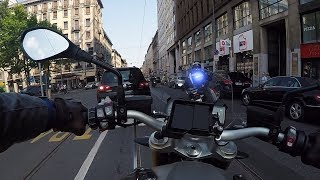 Carabinieri in azione! Con loro a sirene spiegate per le vie di Milano