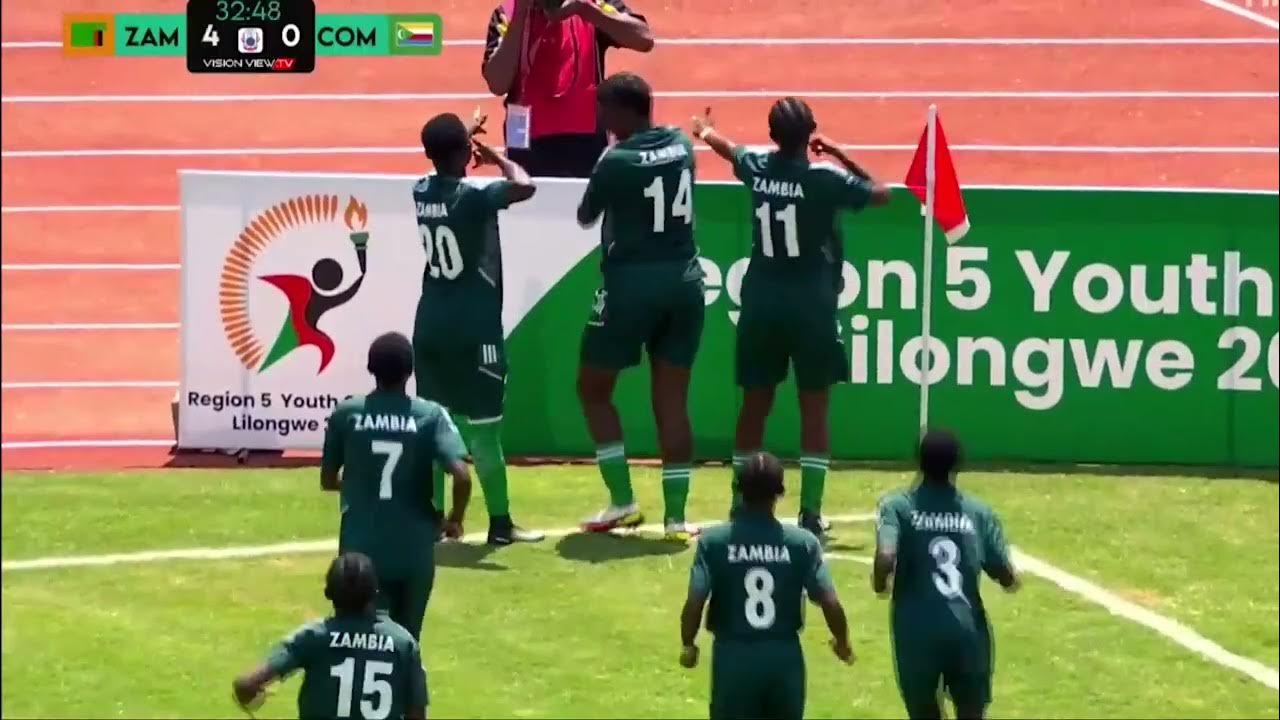 Zambia vs Comoros 100 Highlights Cosafa Women's Under17