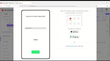 How to make a translator app in thunkable part 2