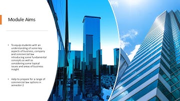 LAW8575 - Foundations of Business and Commercial Law (LLM Module Selection)