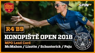 Konopiste Open 2018 Lead Card, Final Round, Back 9