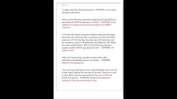 EMT JBL OPERATIONS EXAM NEWEST 2024 ACTUAL EXAM TEST BANK COMPLETE 120 QUESTIONS AND CORRECT DETAILE