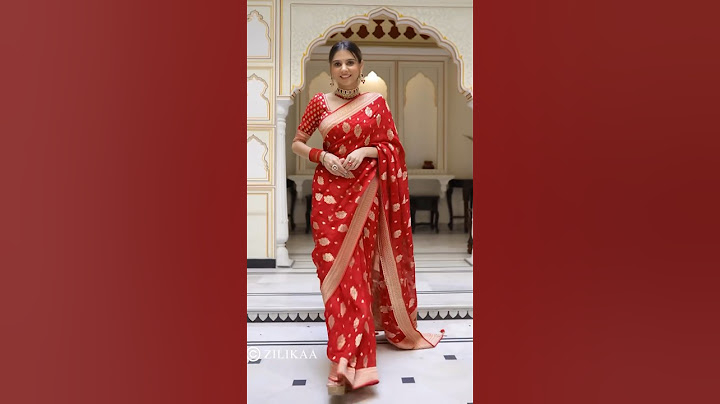 Red Banarasi Georgette Sarees | Bridal Wear Sarees.        #georgette saree #banarasisaree #saree