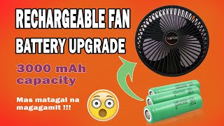 How to upgrade Rechargeable Fan Battery (Step by Step)