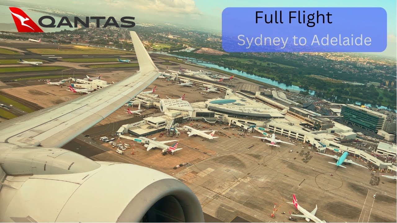 Full Flight Sydney To Adelaide Qantas QF733 YouTube