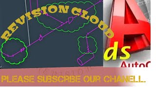how to use revision cloud || comand in auto cad ||