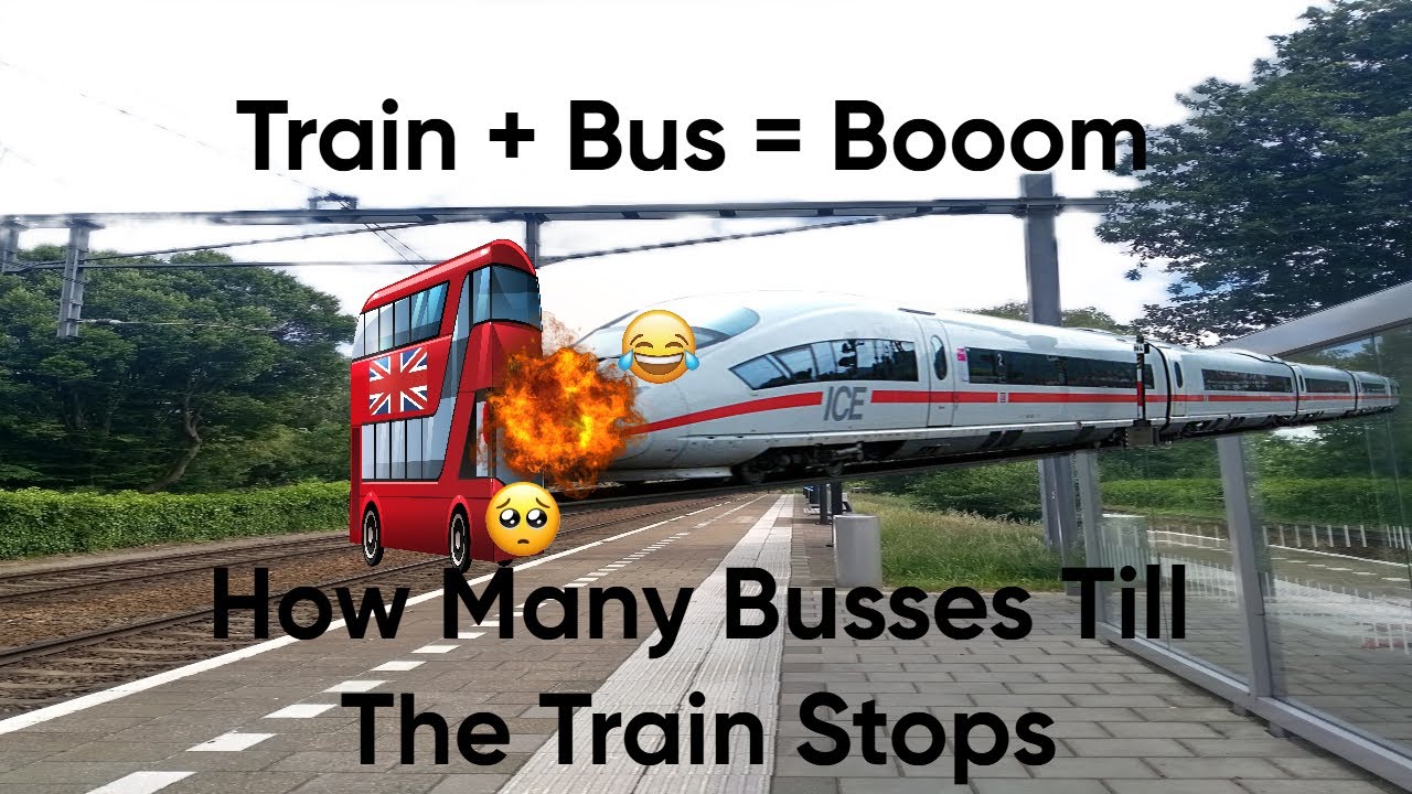 Сколько автобусов нужно, чтобы остановить поезд (Roblox)