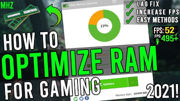 How To Optimize RAM/Memory For Gaming - Boost FPS & Reduce LAG 2021 UPDATED