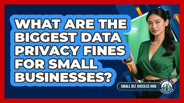What Are The Biggest Data Privacy Fines For Small Businesses? - Small Biz Success Hub