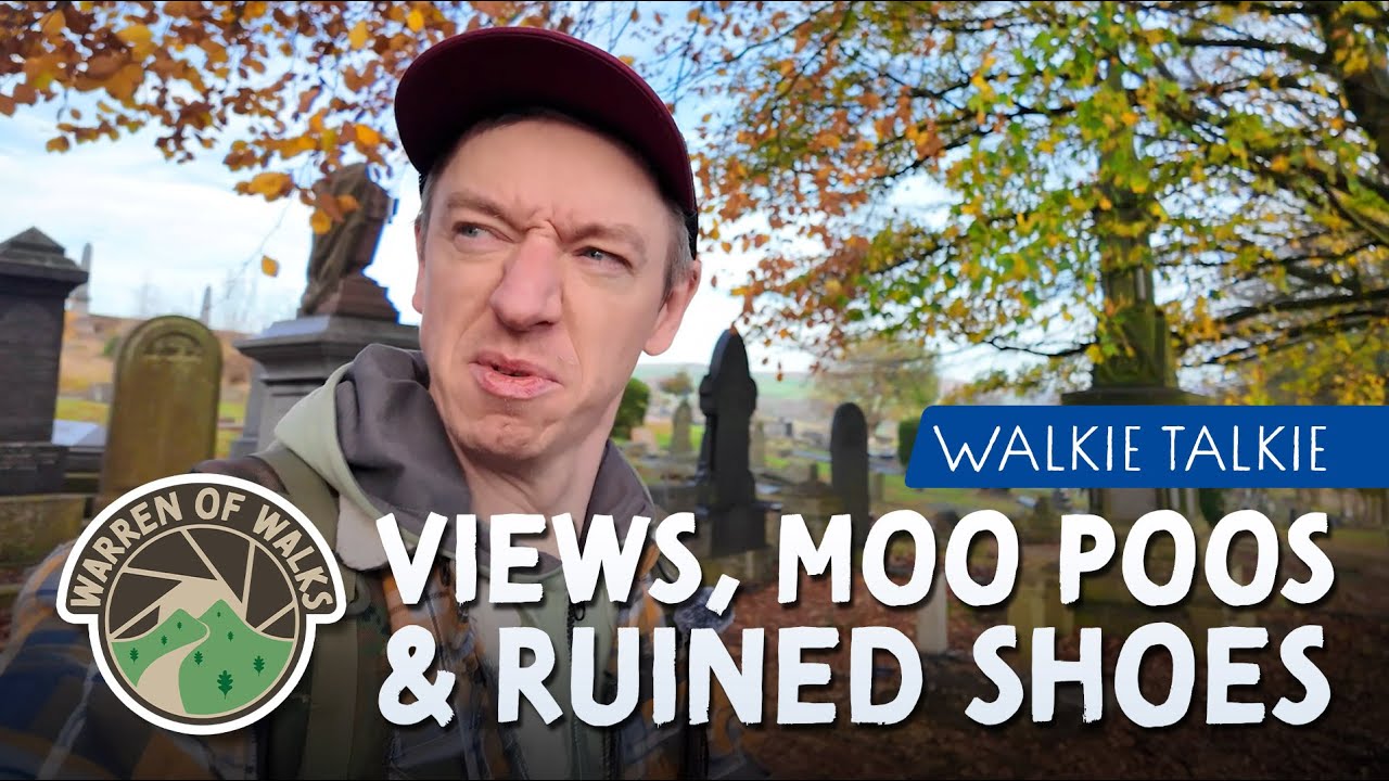 🌳🍂 Autumn walk around Mottram Countryside 🍂🌳 Views, moo poos & ruined shoes - Walking Talking Tour