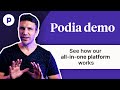 Podia demo - A look behind the curtain at our all in one platform for creators (Now with Coaching)
