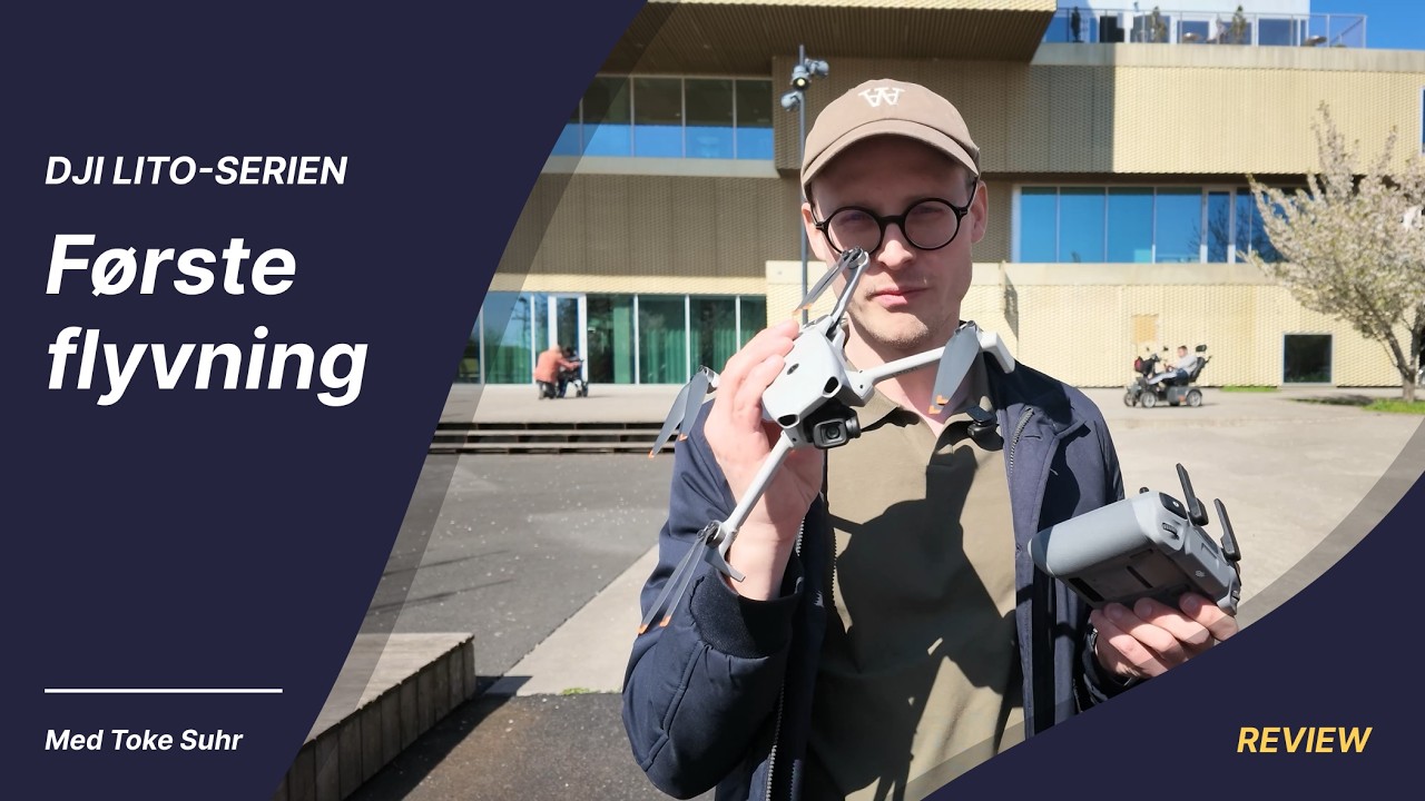 Vi tester DJI Lito X1 udenfor | Droner.dk