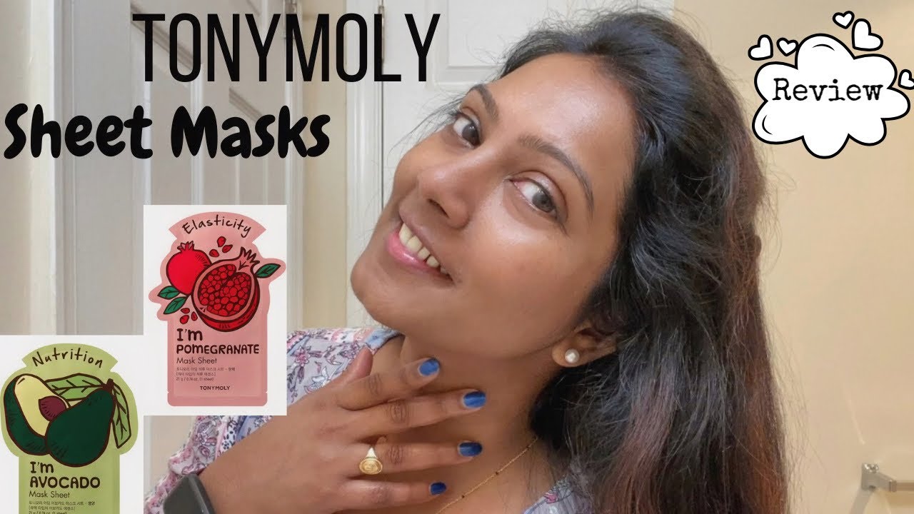 TONYMOLY Korean Masks Sheets Avacado & Promogranite Honest Review|| 