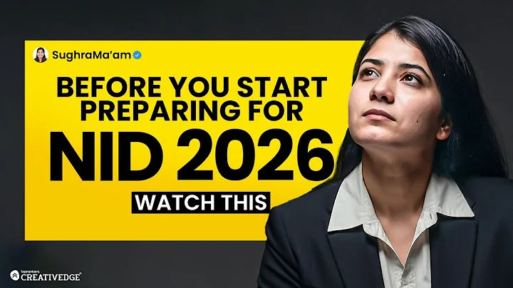 🎨 3 Things You MUST Know Before Starting NID 2026 Preparation | NID DAT Tips & Strategy