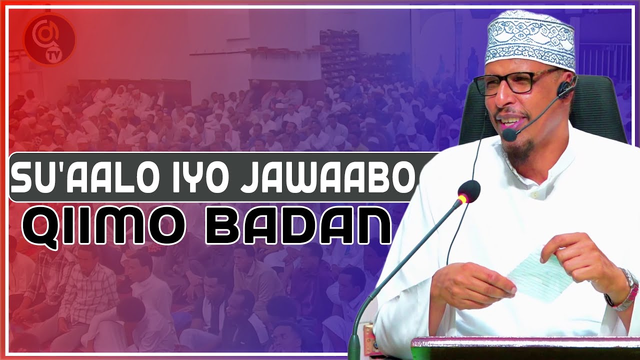 SU'AALO IYO JAWAABO QIIMO BADAN  || Sh Maxamuud Shibli