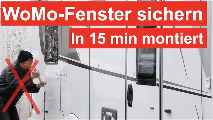 Schütze Dein Wohnmobil vor Einbrüchen: Fensi01 Fenstersicherung