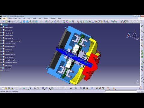 Catia V5 Tutorial-Exploded and Section View of an Assembly