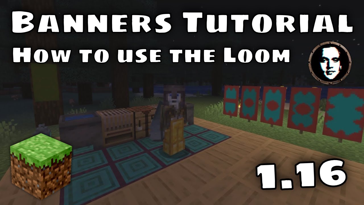 How To Make Banners In Minecraft 1 16 How To Use The Loom Everything Explained Youtube