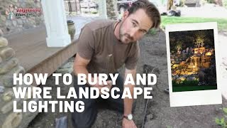 Burying Your Landscape Lighting Wire