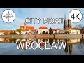 WROCŁAW, City Moat [4🅺60 Virtual Walking Tour]