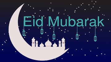 Eid Mubarak Special Video Using Python