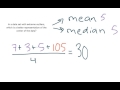 Measures of Central Tendency and Outliers