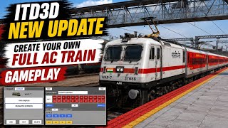 ITD3D NEW UPDATE – I Created a FULL AC TRAIN in ITD3D 😱 FULL AC TRAIN CUSTOMIZATION 🥳 screenshot 1